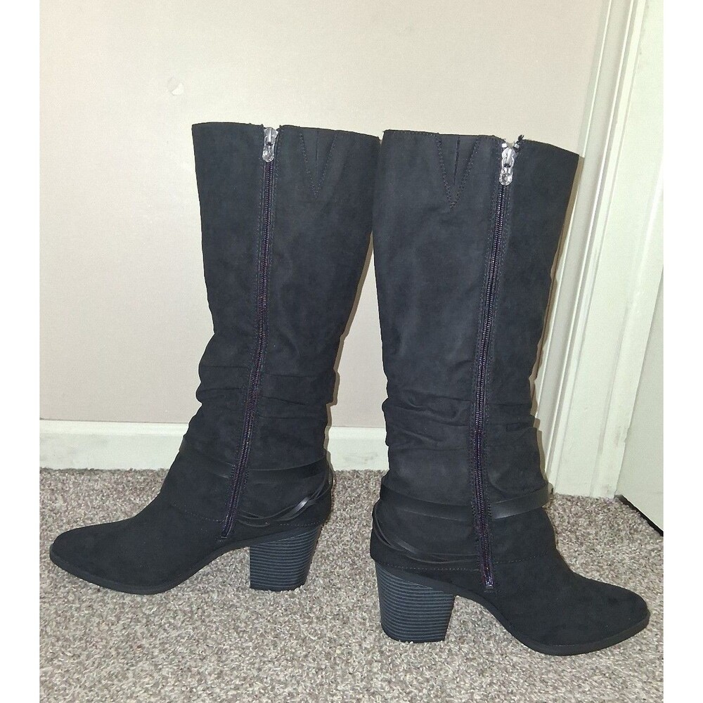NEW! Women's Blowfish Malibu Carey Zip Boots, Black Size 11M - Picture 5 of 12